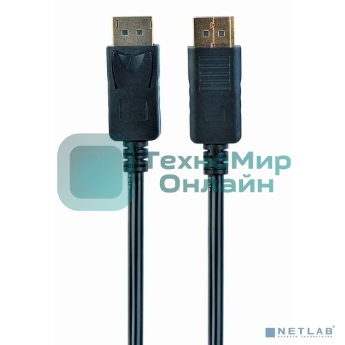 Кабель Filum Display port 1.8 м., ver.1.1, медь, черный, разъемы: Display port male- Display port male, пакет. FL-C-DP1.1M-DP1.1M-1.8M (894195)