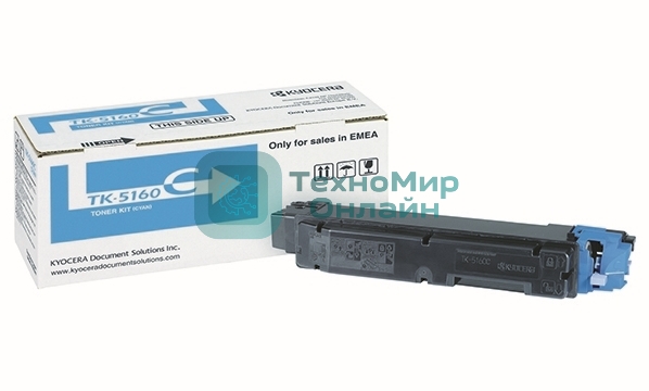 Картридж лазерный Kyocera TK-5160C (1T02NTCNL0) голубой для P7040cdn 12000 стр