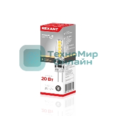 Лампа светодиодная Rexant капсульного типа JC-SILICON G4 220 В 2 Вт 2700 K теплый свет (силикон)