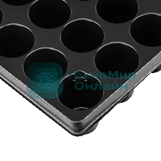 Кассета Россия для рассады, 52x31 см, высота 6 см, 54 ячейки, полистирол 64313