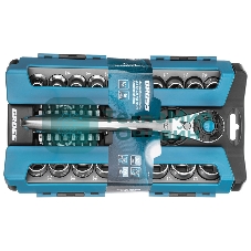 Набор торцевых Gross 14144 головок, трещотка 120 зубьев, 36 предметов