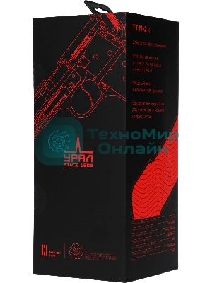 Колонка портативная Ural ТТ М-2, 12W, 2.0 BT/3.5Jack, 10м, 2000mAh, красный