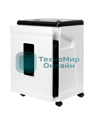 Шредер ГЕЛЕОС УМ26-4, (DIN P-4), фрагмент 3,9х35мм, 14-17 лист (70г/м2), CD/пл.карты/скрепки/скобы, 26 литров