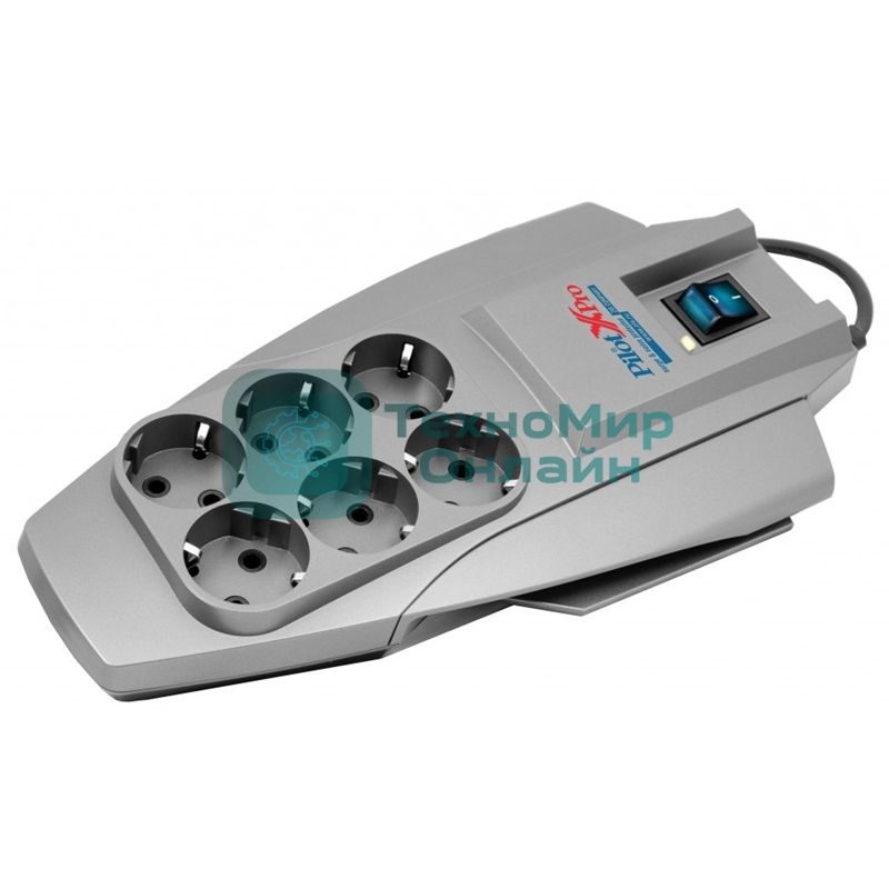 Сетевой фильтр Pilot X-Pro: 6 евророзеток Zero Start биметаллический предохранитель и микропроцессор 5 метров Pilot X-Pro 5M