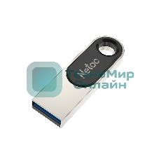 Флешка USB Netac U278 (NT03U278N-032G-20PN), 32Gb, USB 2.0, R/W 50/10, серебристый/черный