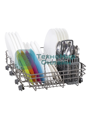 Посудомоечная машина Maunfeld MWF08B, белый, 44.8 см, 9 компл., 49 дБ, класс A++