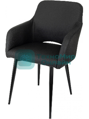 Кресло Бюрократ CH-380F черный, экокожа