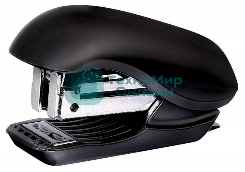 Степлер Kw-Trio 056C3 mini Dolphin 24/6 26/6 (15 листов) встроенный антистеплер, асс