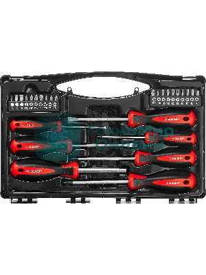 Набор отверточный Зубр 25027 27 предметов (жесткий кейс)
