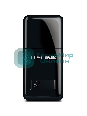 Сетевой адаптер TP-Link SOHO TL-WN823N Беспроводной USB мини адаптер 300 Мбит/с стандарта N c кнопкой QSS(Realtec)