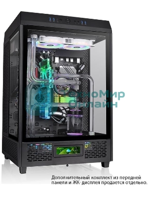 Компьютерный корпус Thermaltake The Tower 500 черный без БП ATX 1x120мм 3x140мм 4xUSB 3.0 2xUSB3.1 audio bott PSU