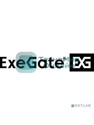 Гарнитура Exegate HS-120S чёрный, проводная, 2 x mini jack 3.5 мм, подвижный микрофон