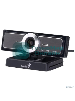 Веб-камера Genius WideCam F100 V2 1920x1080, 30 кадр/с, USB Type-A, микрофон, универсальное крепление