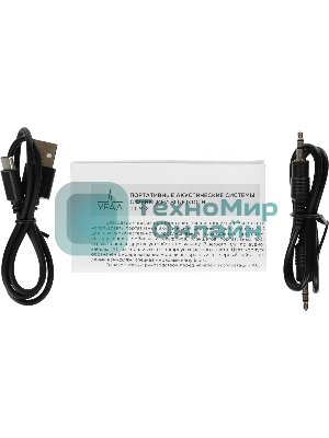 Колонка портативная Ural ТТ М-2, 12W, 2.0 BT/3.5Jack, 10м, 2000mAh, красный