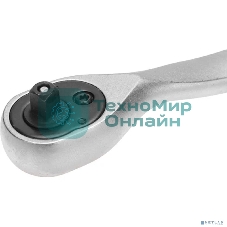 Ключ-трещотка для торцовых головок Kranz 1/4, СrV, 72 зубца