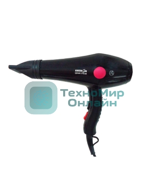 Фен Аксион ВС11 черный, 1800 Вт