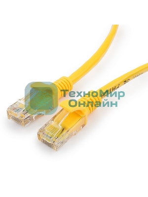 Патч-корд UTP Cablexpert cat.5e, 3м, литой, многожильный, желтый