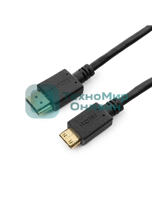 Кабель HDMI-miniHDMI Cablexpert CC-HDMI4C-10, 19M/19M, v2.0, медь, позол.разъемы, экран, 3.0м, черный, пакет