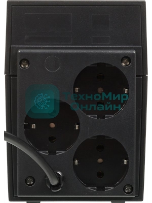Источник бесперебойного питания Powercom Raptor RPT-1000A EURO 600Вт 1000ВА черный