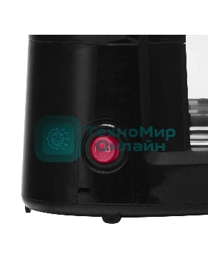 Кофеварка капельная Starwind STD0610 черный, исп. кофе - молотый, 0.6 л, 600 Вт.