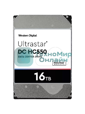 Жесткий диск Western Digital SAS 16Tb 7200RPM 12Gb/S 512MB DC HC550 0F38357 WD