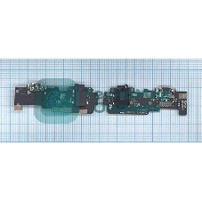 Плата разъема питания с аудио разъемом для Meizu M3E