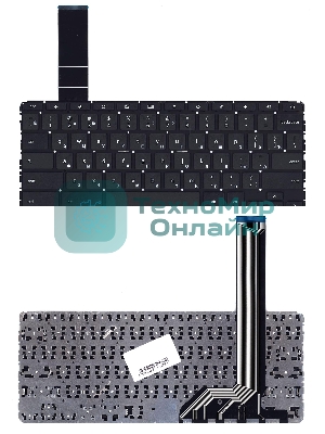 Клавиатура для ноутбука HP Chromebook 11 G5 11-V черная