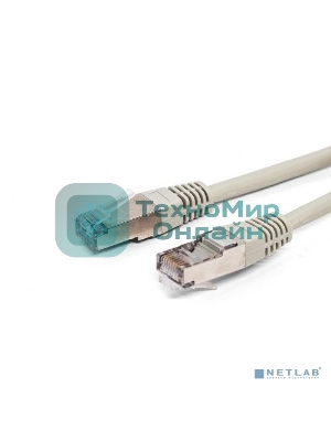 Кабель патч-корд, Filum FL-F5-3M F/UTP 5e cat. 3м, 26AWG(7x0.16 мм), омедненный алюминий (CCA), PVC, серый