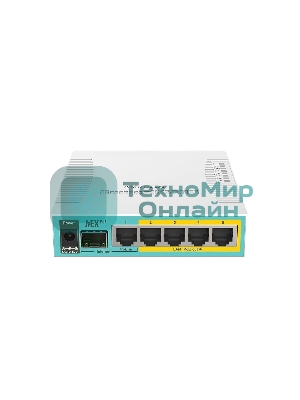 Маршрутизатор 10/100/1000M 5PORT HEX POE RB960PGS MIKROTIK