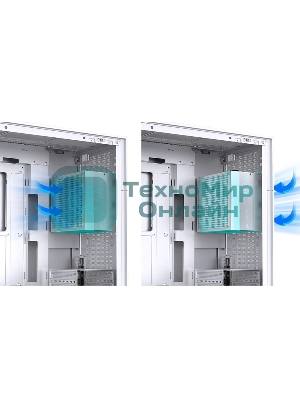 Компьютерный корпус без блока питания Case JONSBO D41 MESH, Midi-Tower, TG, no fan, 1xUSB-A 3.2 + 1xUSB-C 3.2, ATX, mATX белый