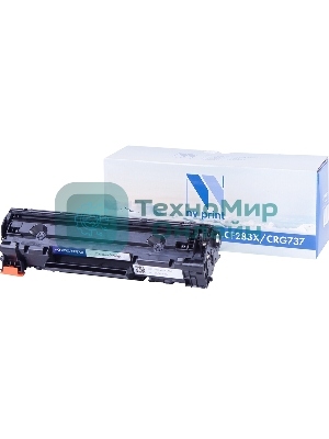 Картридж лазерный NVPrint совместимый HP CF283X/Canon737 LJ Pro 201dw/n/MFP M225dn/dw (2200k)