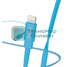 Кабель Hama Flat 00173646 Lightning (m) USB A(m) 1.2м синий плоский