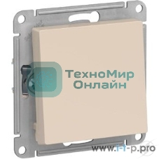 Механизм переключателя 1-кл. AtlasDesign (сх.6) 10АХ беж. SchE ATN000261