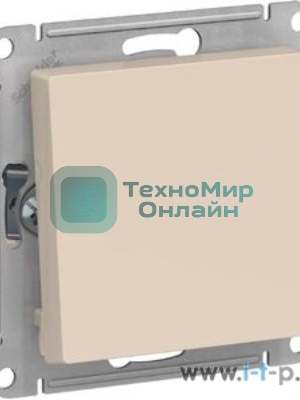 Механизм переключателя 1-кл. AtlasDesign (сх.6) 10АХ беж. SchE ATN000261