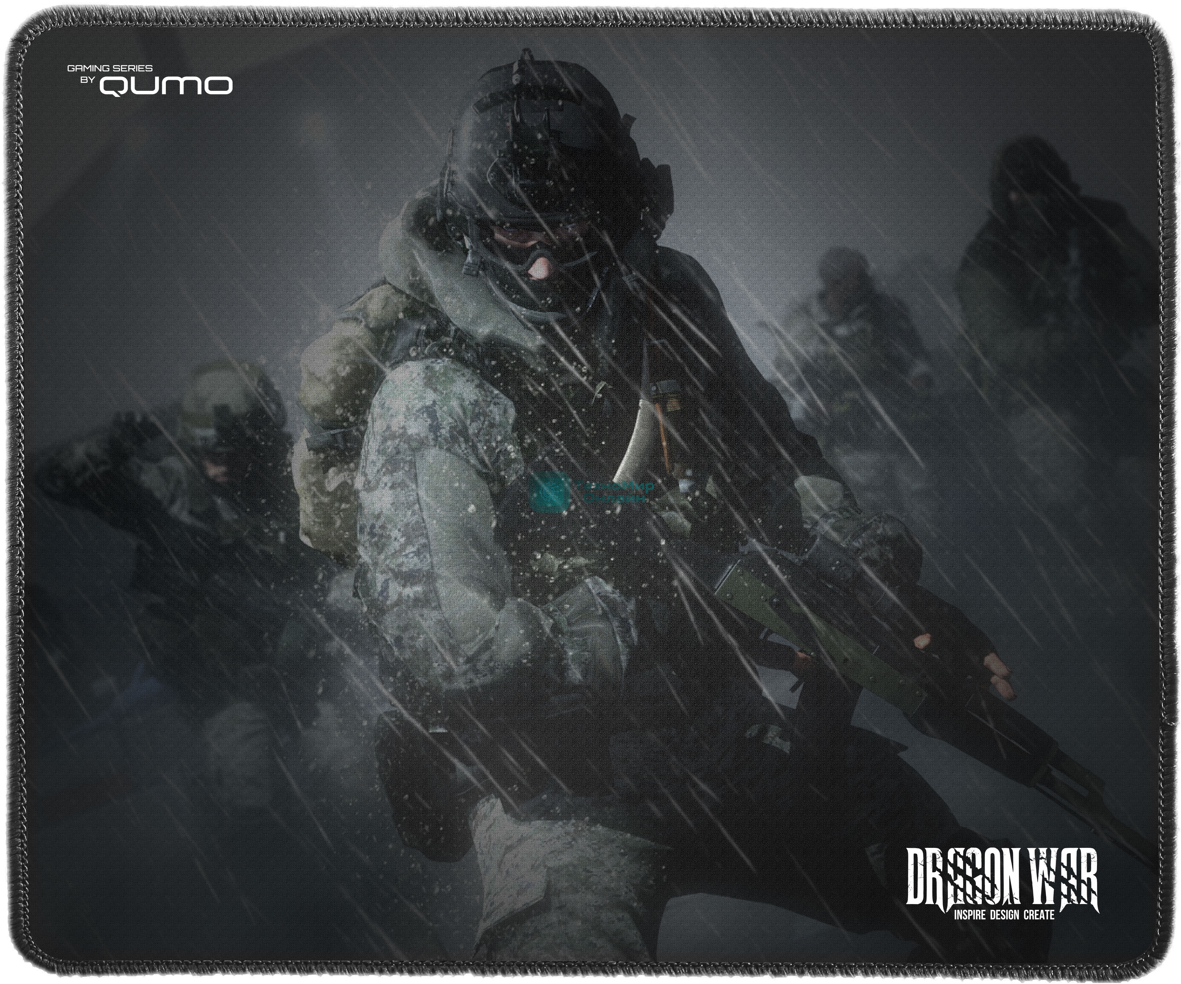 Коврик Qumo Iron Storm для мыши, 280x230x3 мм