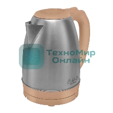 Чайник электрический Мастерица EK-1801М, капучино, 1.8 л, нержавейка