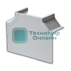 Тройник накладной 90град. 100х60/40 бел. Рувинил ТРН-100х60