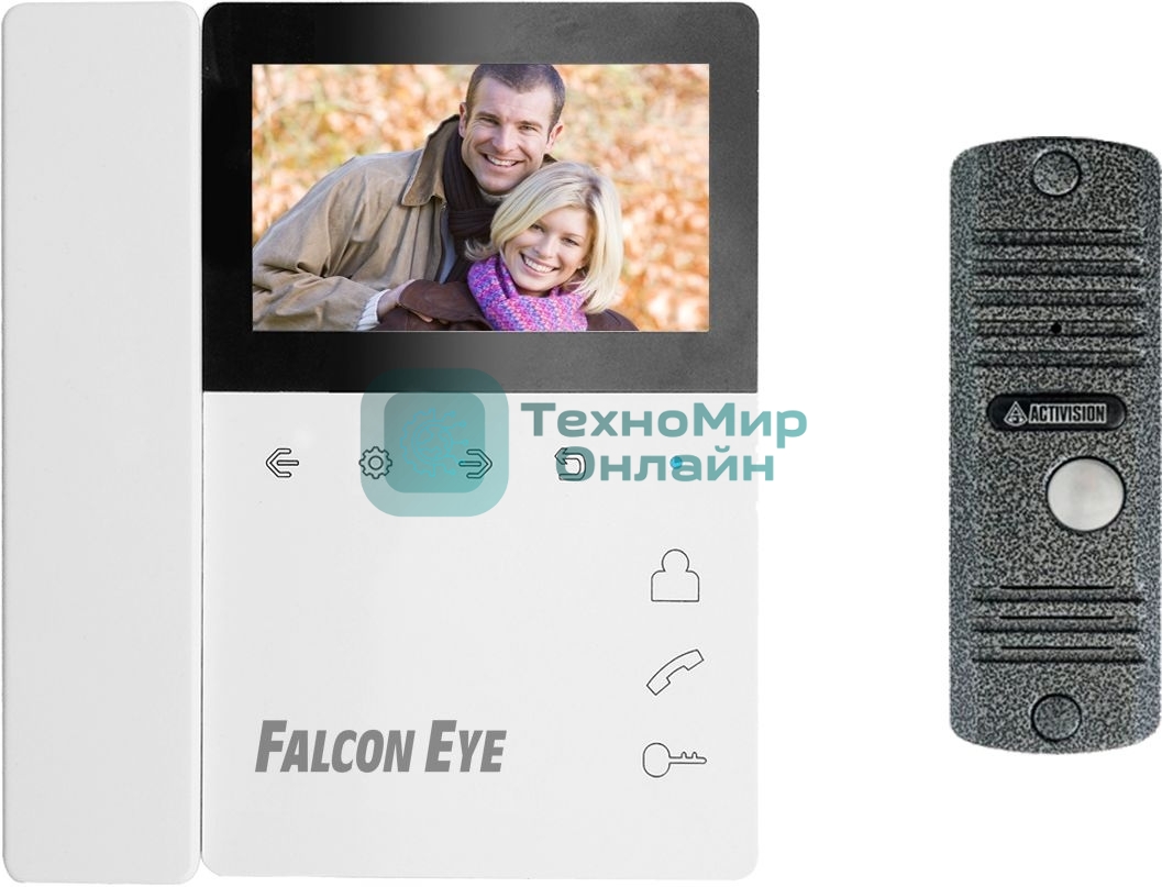 Видеодомофон Falcon Eye Комплект домофона Lira + AVC-305 (PAL) Антик ассорти