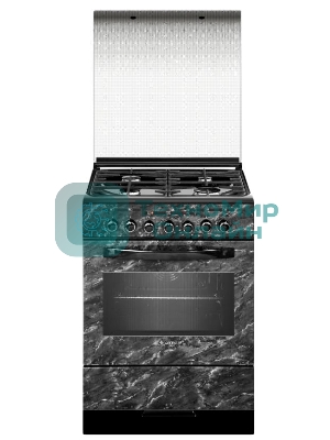 Плита комбинированная Gefest ПГЭ 6302-03 0053 черный, конфорок 4 газовых, духовка 55 л, 60 см x 85 см x 60 см