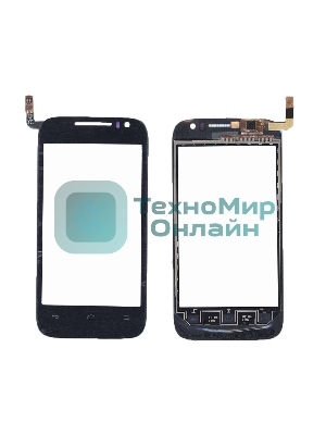 Сенсорное стекло (тачскрин) для Huawei Ascend G302D, черное