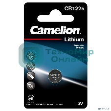 Элемент питания литиевый Camelion CR CR1225 BL-1 (блист.1шт) 3 В
