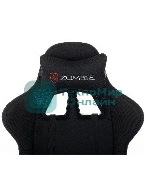 Кресло Zombie Rudger черный, экокожа, 120 кг, механизм качания