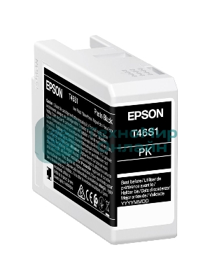 Картридж струйный черный фото Epson T46S1 для SC-P700