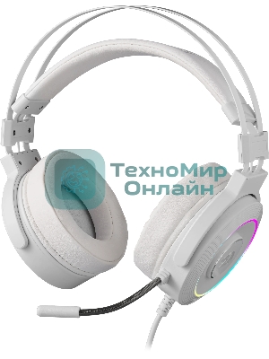 Гарнитура Redragon Lamia 2 белый, проводная, USB, подсветка