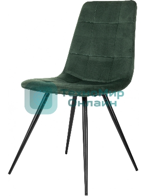 Стул для дома Бюрократ CH-K1_4 комплект 4 шт зеленый Holland 30 металл черный на ножках