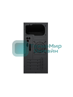 Компьютерный корпус с блоком питания Foxline 450Вт./Case Forza mATX, 450W, 2xUSB 2.0+2xUSB 3.0, Black, w/o FAN, 8 см fan PSU, power cord