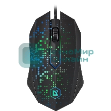 Мышь проводная Defender Event MB-754 черный, 1000 dpi, USB, кнопки - 3