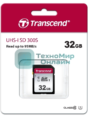 Флеш карта SD 32Gb Transcend SDHC UHS-I U1