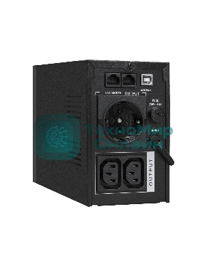 Источник бесперебойного питания ExeGate SpecialPro UNB-650.LED.AVR.1SH.2C13.RJ.USB