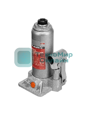 Домкрат гидравлический бутылочный Matrix, 4 т, h подъема 194–372 мм